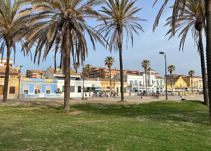 Alojamiento En Primera Linea De Playa Con Wifi Valencia